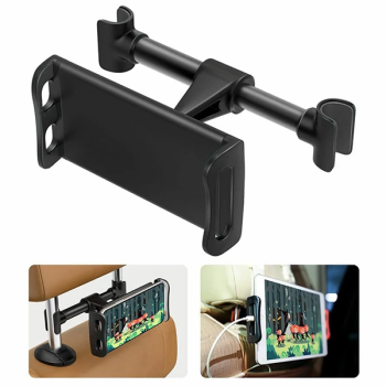 ALLY CHZ-04 Araç Arka Koltuk 12.9 İnch Kadar Tablet Telefon Tutucu-(5775)
