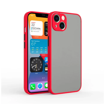 iPhone 13 6.1inç Kamera Korumalı Premium Silikon Kılıf-(5775)