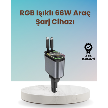 BMW Mercedes Audi Volkswagen Araçlar için 4’ü 1 Arada Hızlı Şarj Cihazı