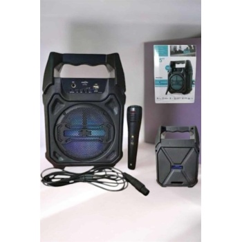 Güçlü ve Şarj Edilebilir Bluetooth Hoparlör 6.5 İnç