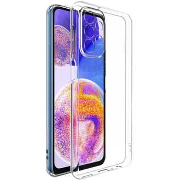 Ally SM Galaxy A23 5G Kılıf Kamera Korumalı Ultra İnce Şeffaf Silikon Kılıf-(5775)