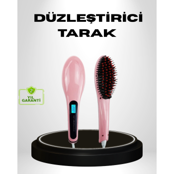 Seramik Plakalı Elektrikli Saç Düzleştirici – Hızlı Isınma Uzun Kablo 25W–39W Güç