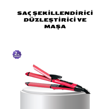 Dereceli Seramik Saç Düzleştirici – 5 Isı Seviyesi 200°C Maksimum Sıcaklık
