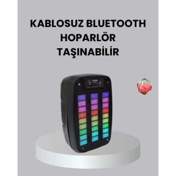 Kablosuz Bluetooth Müzik Cihazı – 2 Saat Batarya Süresi Şık ve Taşınabilir