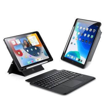 Dux Ducis iPad 7- 8-9 10.2  iPad Air3- iPad Pro 10.5(2017) DK Series Kablosuz Bluetooth Klavye-(5775)