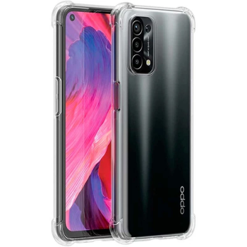 OPPO Reno A54 Kamera Korumalı Shockproof Darbe Emici Silikon Kılıf-(5775)