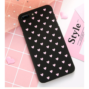 iPhone SE3-SE2 İPhone 8-7 Kılıf Çoklu Kalp Premium Pc Kılıf-(5775)