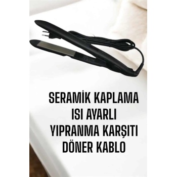 Saç Düzleştirici Yıpranma Karşıtı Keratin Bakımı Seramik Kaplama