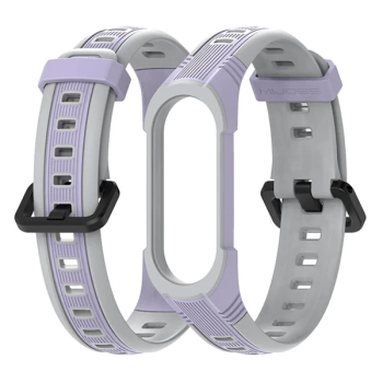 Mijobs Xiaomi Mi Band 5-4 Çift Renk Kayış Kordon-(5775)