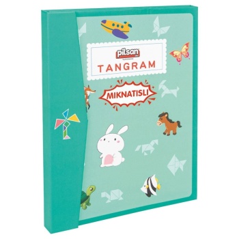 03 569 Ahşap Manyetik Tangram -NessiWorld Oyuncak