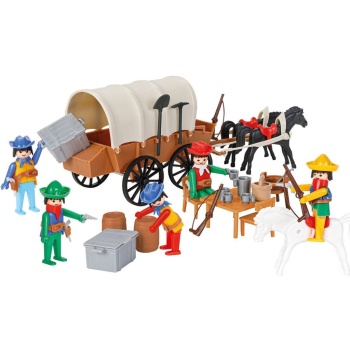 04 003 NessiWorld Mekanik Seri 3 Kovboy Arabası -NessiWorld Oyuncak