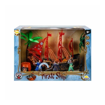 1002010 Sesli ve Işıklı Korsan Gemisi Oyun Seti -