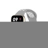 Newface Xiaomi Redmi Watch 3 Spor Delikli Kordon - Gri-Beyaz