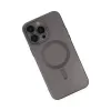 Newface iPhone 13 Pro Kılıf Moshi Lens Magneticsafe Silikon - Füme