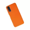 Newface Vivo Y11S Kılıf Nano içi Kadife Silikon - Turuncu