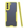 Newface Samsung Galaxy S21 FE Kılıf Platin Silikon - Sarı