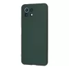 Newface Xiaomi Mİ 11 Lite Kılıf Nano içi Kadife Silikon - Koyu Yeşil