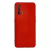 Newface Oppo A74 4G Kılıf Nano içi Kadife Silikon - Kırmızı