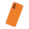 Newface Oppo A74 4G Kılıf Nano içi Kadife Silikon - Turuncu