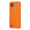 Newface Realme C21 Kılıf Nano içi Kadife Silikon - Turuncu
