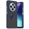 Newface Xiaomi Redmi 14C Kılıf Montreal Yüzüklü Silikon Kapak - Lacivert