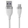 Konfulon S82 Seramik Uçlu Micro USB Kablo 1M 3.1A - Beyaz