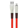 Konfulon S88 Metal Uçlu Micro USB Kablo 1M 2.4A - Kırmızı