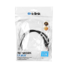 S-LINK SL-CAT606BK CAT6 Patch 60CM Kablo (Siyah)(1923)