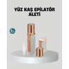 Kadınlar İçin Yüz ve Kaş Epilatörü – Hassas Cilt Dostu Pil ile Çalışan Taşınabilir ve Şık Tasarım