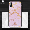 Floveme İPhone  X Xs Mermer Desenli Premium Silikon Kılıf-(5775)