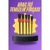 5 Parça Araç İçi Temizlik Fırçası Araç İçi-Dışı Temizleme Fırça Seti