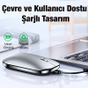 ALLY MC 502 Kablosuz 2.4 Bluetooth Mouse Type-C Şarjlı Premium-(5775)