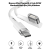 Baseus Zinc Manyetik L Uçlu 60W Macbook Hızlı Şarj Güç Kablosu 2m-(5775)