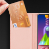 DUX DUCİS SM Galaxy M51 Kılıf Kapaklı Flip Cover Kılıf Skin Pro Series Kılıf-(5775)
