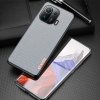 Dux Ducis Fino Serisi Xiaomi Mi 11 Pro Kılıf Premium Dokuma Silikon Kılıf-(5775)
