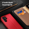 Dux Ducis SM Galaxy S23 Ultra Kılıf Mıknatıslı Cüzdanlı Deri Kılıf Hivo Series-(5775)