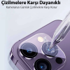 Baseus iPhone 15/15 Plus için Crystal Serisi HD Cam Kamera Koruyucu 2 Adet Set-(5775)