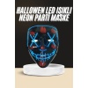Işıklı Led Maske Parti Eğlence Maskesi Hallowen Neon Maske