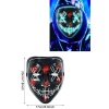 Işıklı Led Maske Parti Eğlence Maskesi Hallowen Neon Maske