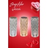 Sevgililer Günü İçin Hediye Kristal Lamba Sevgiliye Hediye USB Şarjlı Gece Lambası