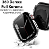 Dux Ducis Hamo Series Apple Watch Ultra 49mm için Hard PC Full Koruma Sert Armor Zırh Kılıf-(5775)