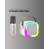 Taşınabilir Karaoke Mikrofon Seti Bluetooth Hoparlörlü