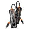 ALLY 5in1 Type-c To USB3.0 + USB2.0 *2 + Type-c PD 100W + HDMI Çoğaltıcı Transparan Hub-(5775)