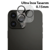 ALLY İPhone 13 Pro-13 Pro Max 3D Full Tempered Glass Cam Kamera Koruyucu-(5775)