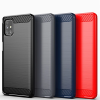 ALLY Samsung Galaxy M51 Brushed Carbon Fiber Silikon Kılıf-(5775)