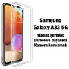 ALLY Samsung Galaxy A33 5G Kılıf Kamera Korumalı Ultra İnce Şeffaf Silikon Kılıf-(5775)