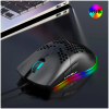 HXSJ J900 USB Kablolu RGB Dpi Oyuncu Mouse Gaming Mouse-(5775)
