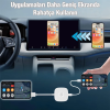 Apple iPhone USB+Lightning Carplay Mirror Adaptör Çevirici -Youtube Netflix Tiktok Video Yansıtıcı-(5775)