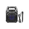 Karaoke Mikrofonlu Fm Radyolu Bluetooth Hoparlör Yüksek Ses Kaliteli