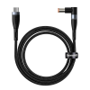 Baseus Zinc Manyetik Type-C to DC Round (79x55mm) Lenovo Laptop Şarj Kablosu 100W 2m-(5775)